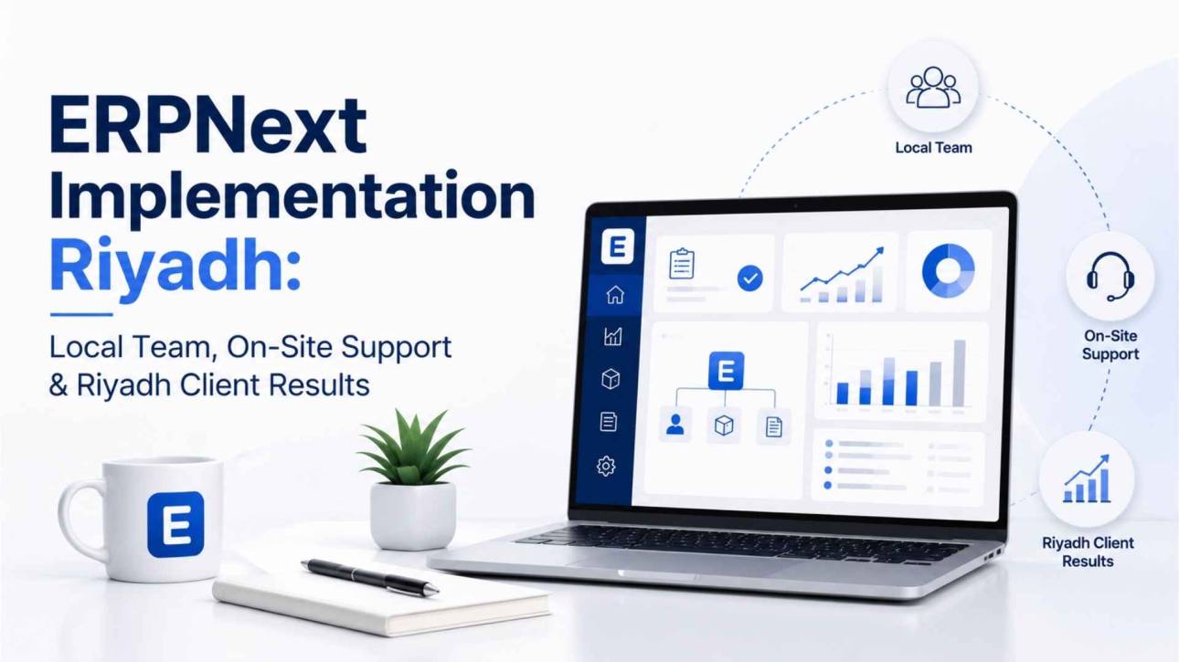 ERPNext support in Riyadh, 365 days a year, covering Al Malaz and the wider city. SLA-backed tickets, ZATCA update support, and rescue support if another vendor implemented your system.
