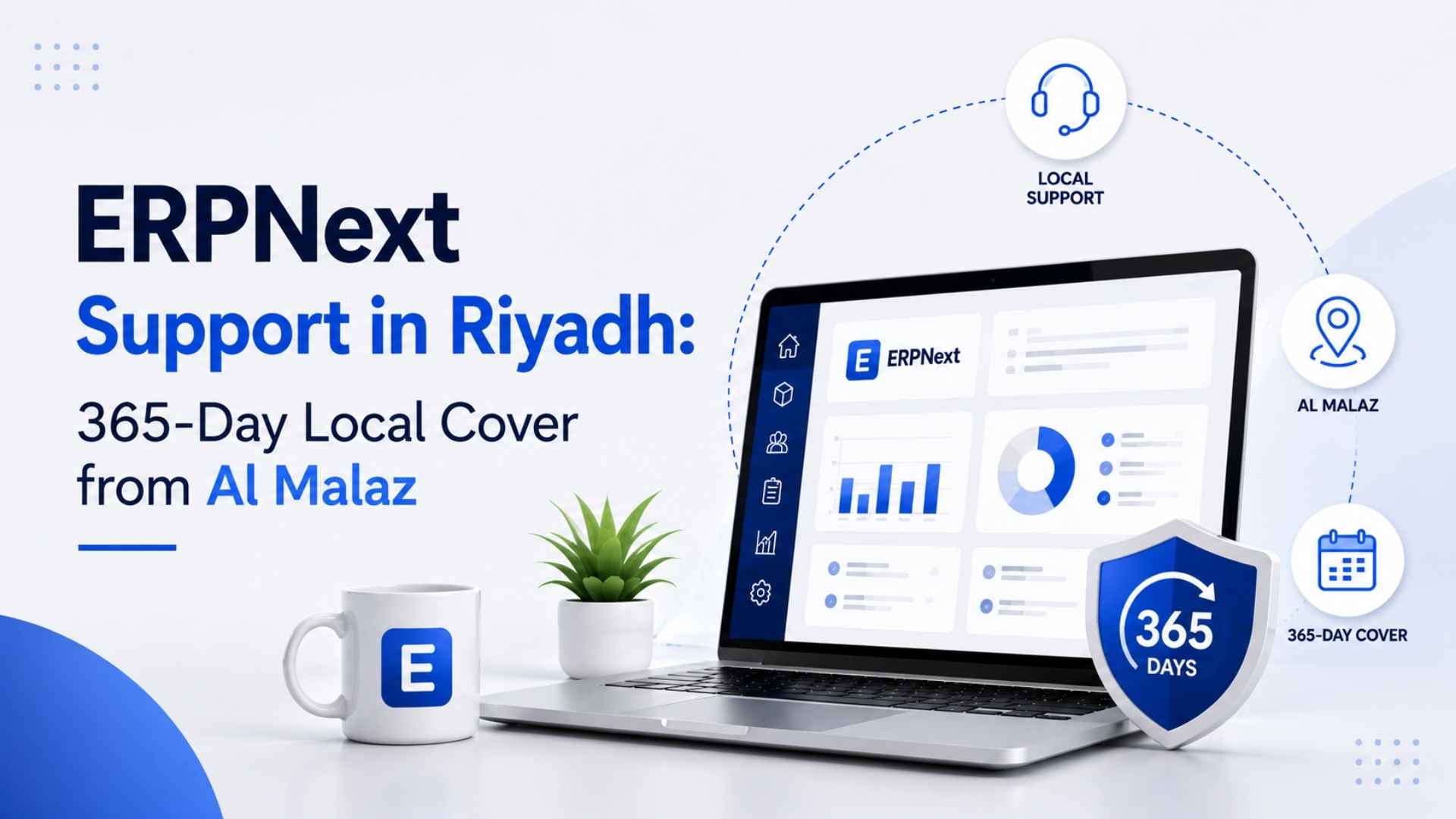 ERPNext support in Riyadh, 365 days a year, covering Al Malaz and the wider city. SLA-backed tickets, ZATCA update support, and rescue support if another vendor implemented your system.