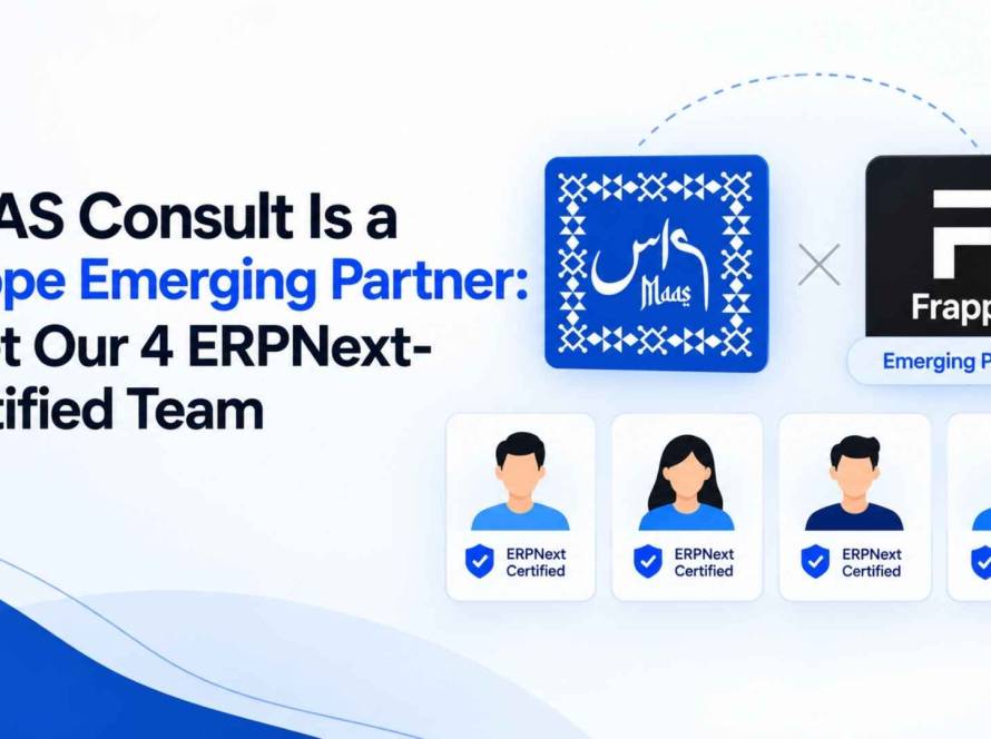 MAAS Consult is an official Frappe Emerging Partner in Saudi Arabia with 4 ERPNext-certified professionals and 20+ completed implementations. Here's what that means for your project.